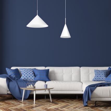 Luster na sajli CAPITAL 1xGX53/15W/230V prečnik 46 cm beli