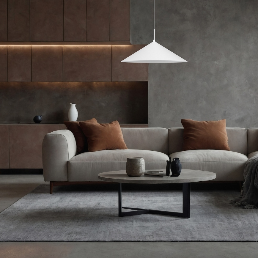 Luster na sajli CAPITAL 1xGX53/15W/230V prečnik 60 cm beli