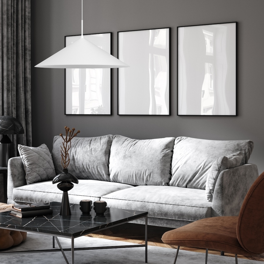 Luster na sajli CAPITAL 1xGX53/15W/230V prečnik 60 cm beli