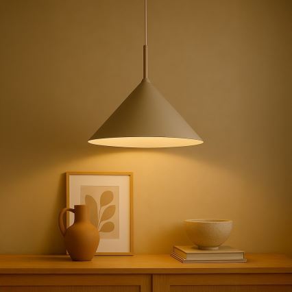 Luster na sajli CAPITAL 1xGX53/15W/230V Ø 46 cm bež