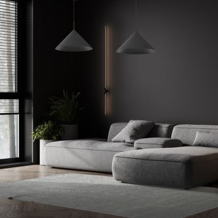 Luster na sajli CAPITAL 1xGX53/15W/230V Ø 46 cm crna