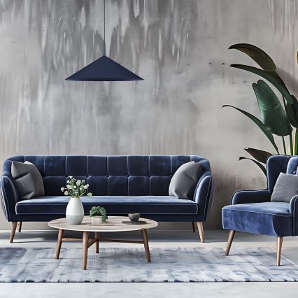 Luster na sajli CAPITAL 1xGX53/15W/230V Ø 60 cm, plav