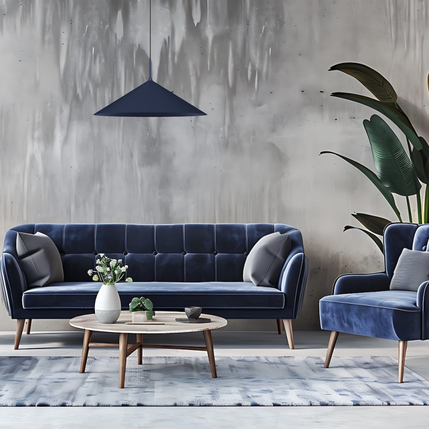 Luster na sajli CAPITAL 1xGX53/15W/230V Ø 60 cm, plav