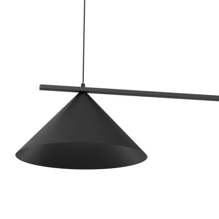 Luster na sajli CAPITAL 2xGX53/15W/230V, crne boje