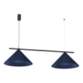Luster na sajli CAPITAL 2xGX53/15W/230V plava
