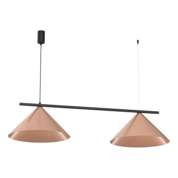 Luster na sajli CAPITAL 2xGX53/15W/230V ružičasto zlato
