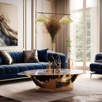 Luster na sajli CAPITAL 2xGX53/15W/230V zlatna