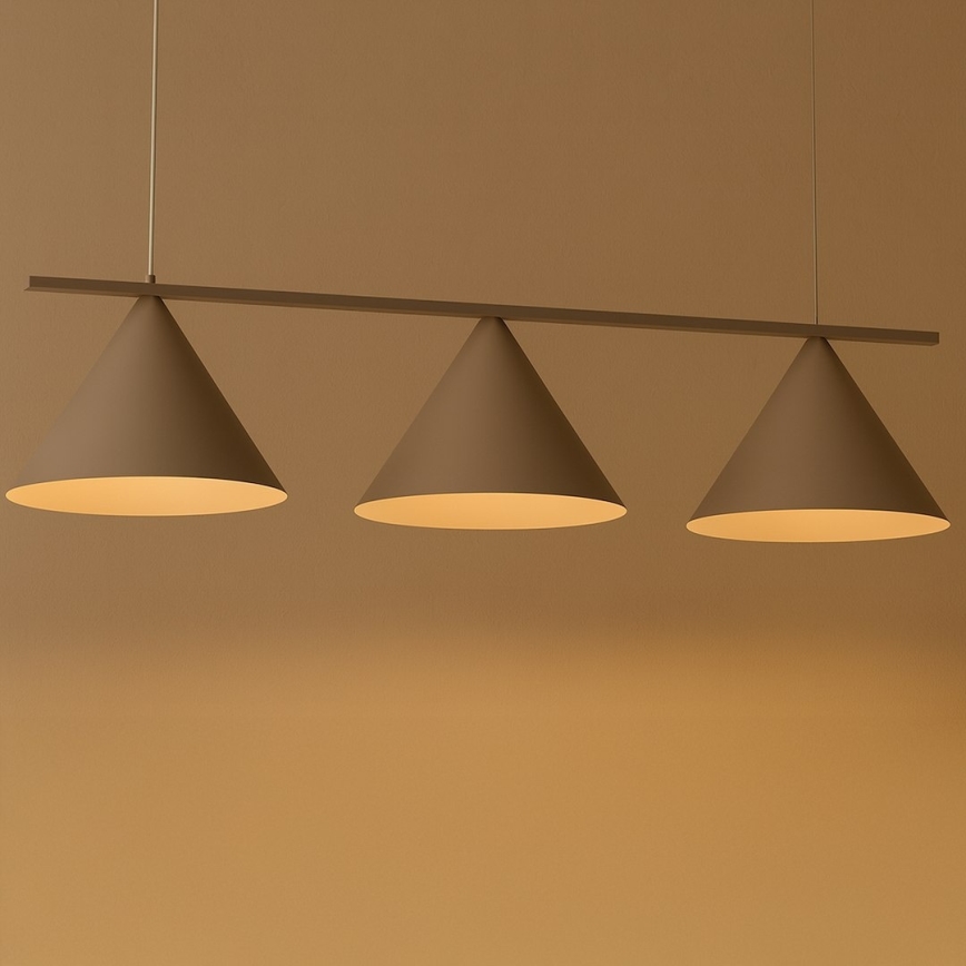Luster na sajli CAPITAL 3xGX53/15W/230V, bež