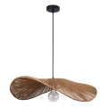 Luster na sajli CAPRI 1xE27/20W/230V Ø 60 cm bambus