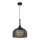Luster na sajli CENTER 1xE27/9W/230V crni