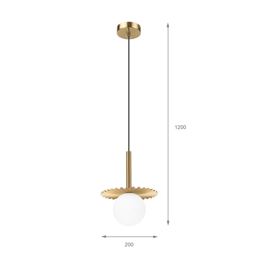 Luster na sajli CHITA 1xG9/5W/230V zlatna