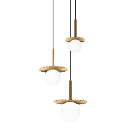 Luster na sajli CHITA 3xG9/5W/230V zlatna