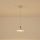 Luster na sajli CHROMA 1xE27/15W/230V bela