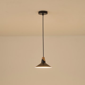 Luster na sajli CHROMA 1xE27/15W/230V crna