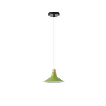 Luster na sajli CHROMA 1xE27/15W/230V zelena
