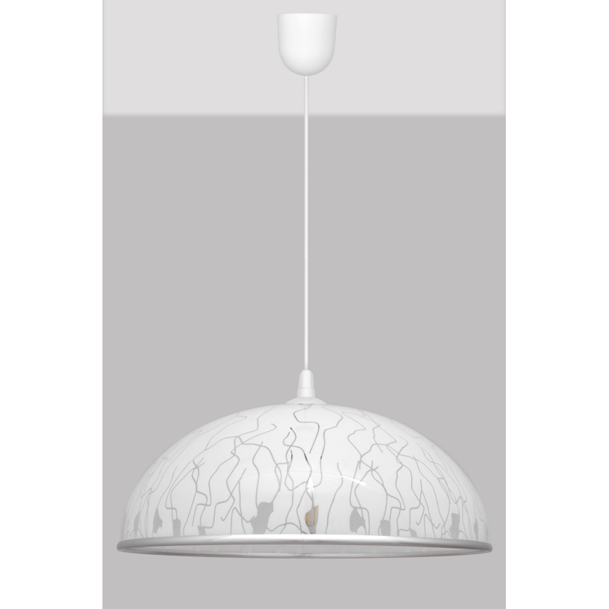 Luster na sajli CIRCLE 1xE27/15W/230V beo