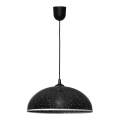 Luster na sajli CIRCLE 1xE27/15W/230V crni