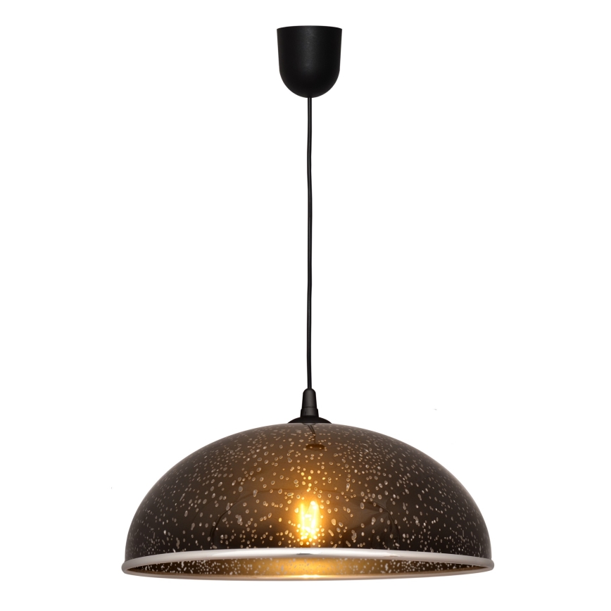 Luster na sajli CIRCLE 1xE27/15W/230V crni