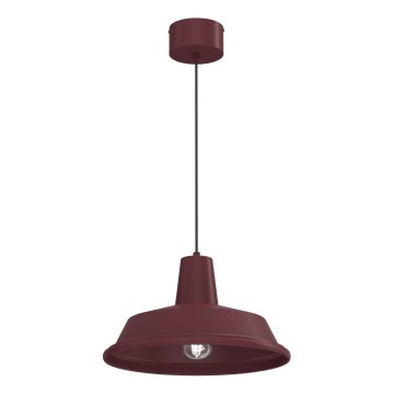 Luster na sajli CLASS 1xE27/15W/230V bordo