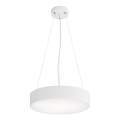 Luster na sajli CLEO 3xE27/24W/230V, prečnika 40 cm, beo