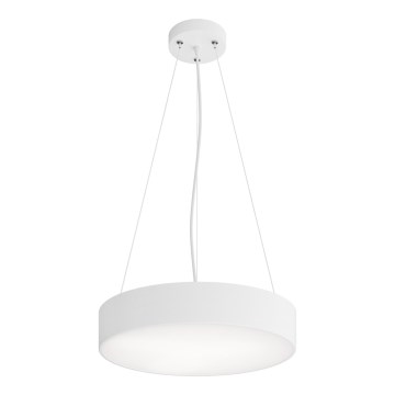 Luster na sajli CLEO 3xE27/24W/230V, prečnika 40 cm, beo