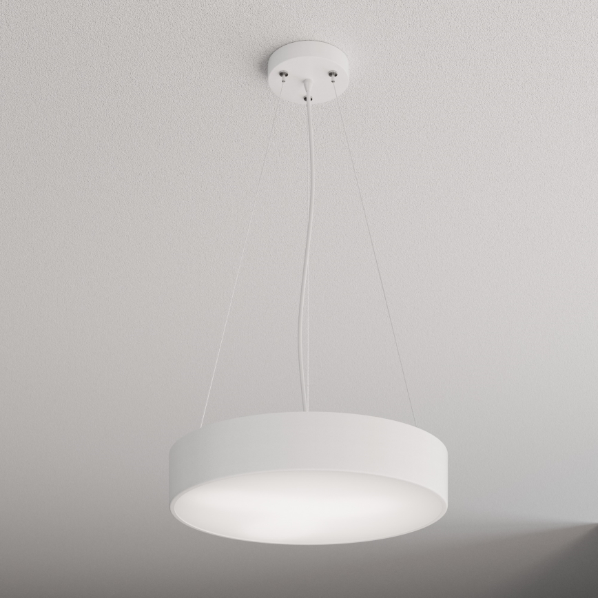 Luster na sajli CLEO 3xE27/24W/230V, prečnika 40 cm, beo