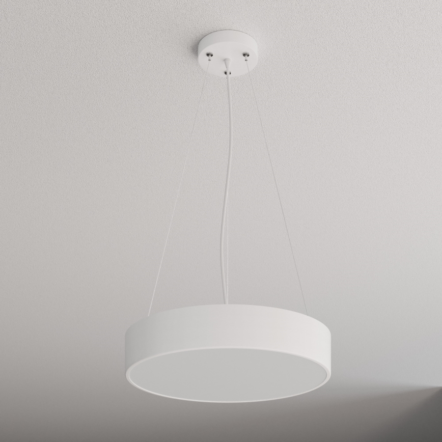 Luster na sajli CLEO 3xE27/24W/230V, prečnika 40 cm, beo
