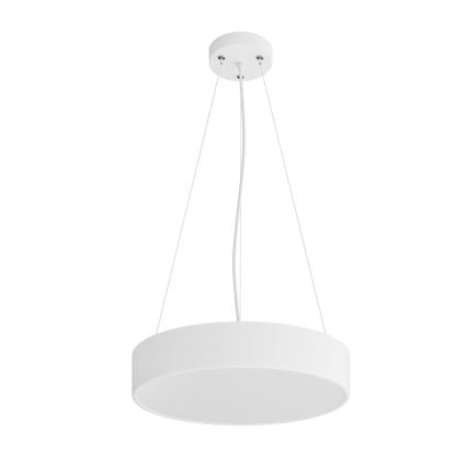Luster na sajli CLEO 3xE27/24W/230V, prečnika 40 cm, beo
