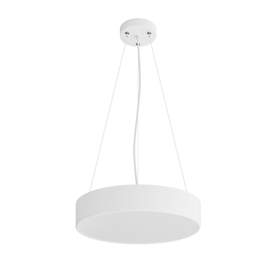 Luster na sajli CLEO 3xE27/24W/230V, prečnika 40 cm, beo