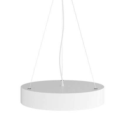Luster na sajli CLEO 3xE27/24W/230V, prečnika 40 cm, beo