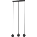 Luster na sajli COLM 3xGU10/30W/230V crne boje