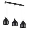Luster na sajli COMO 3xE27/60W/230V crn