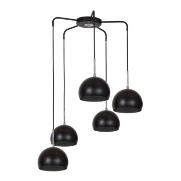 Luster na sajli COOL 5xE27/60W/230V