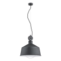 Luster na sajli CORA 1xE27/15W/230V siva