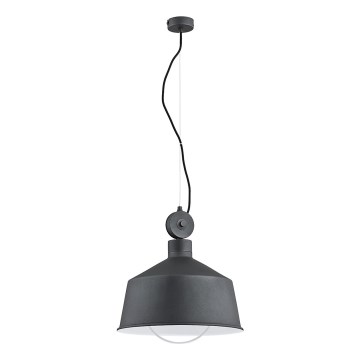 Luster na sajli CORA 1xE27/15W/230V siva