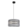 Luster na sajli CORAL 1xE27/60W/230V, prečnik 40 cm, siv