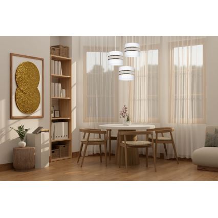 Luster na sajli CORAL 3xE27/60W/230V beo