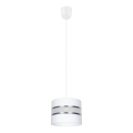 Luster na sajli CORAL S 1xE27/60W/230V bela