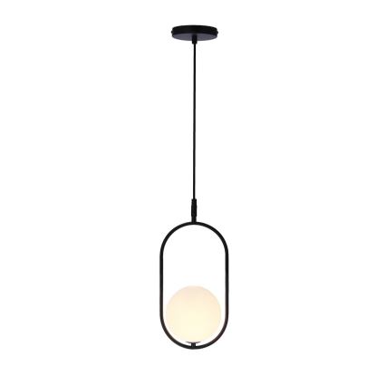 Luster na sajli CORDEL 1xG9/28W/230V crne boje
