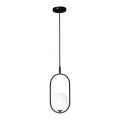Luster na sajli CORDEL 1xG9/28W/230V crni