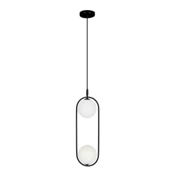 Luster na sajli CORDEL 2xG9/28W/230V, crni