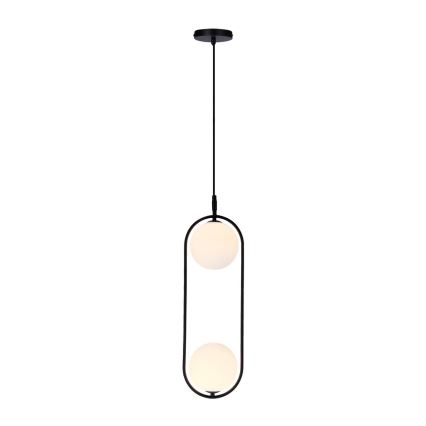 Luster na sajli CORDEL 2xG9/28W/230V, crni