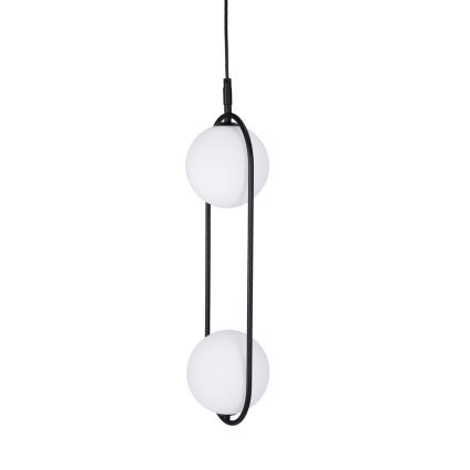 Luster na sajli CORDEL 2xG9/28W/230V, crni