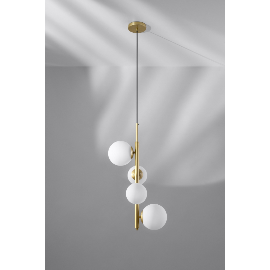 Luster na sajli CORDEL 4xG9/20W/230V zlatni