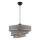 Luster na sajli COUPER 1xE27/60W/230V siva/sjajni hrom