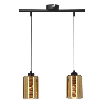 Luster na sajli COX 2xE27/60W/230V zlatan