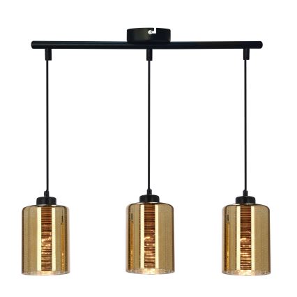 Luster na sajli COX 3xE27/60W/230V zlatni