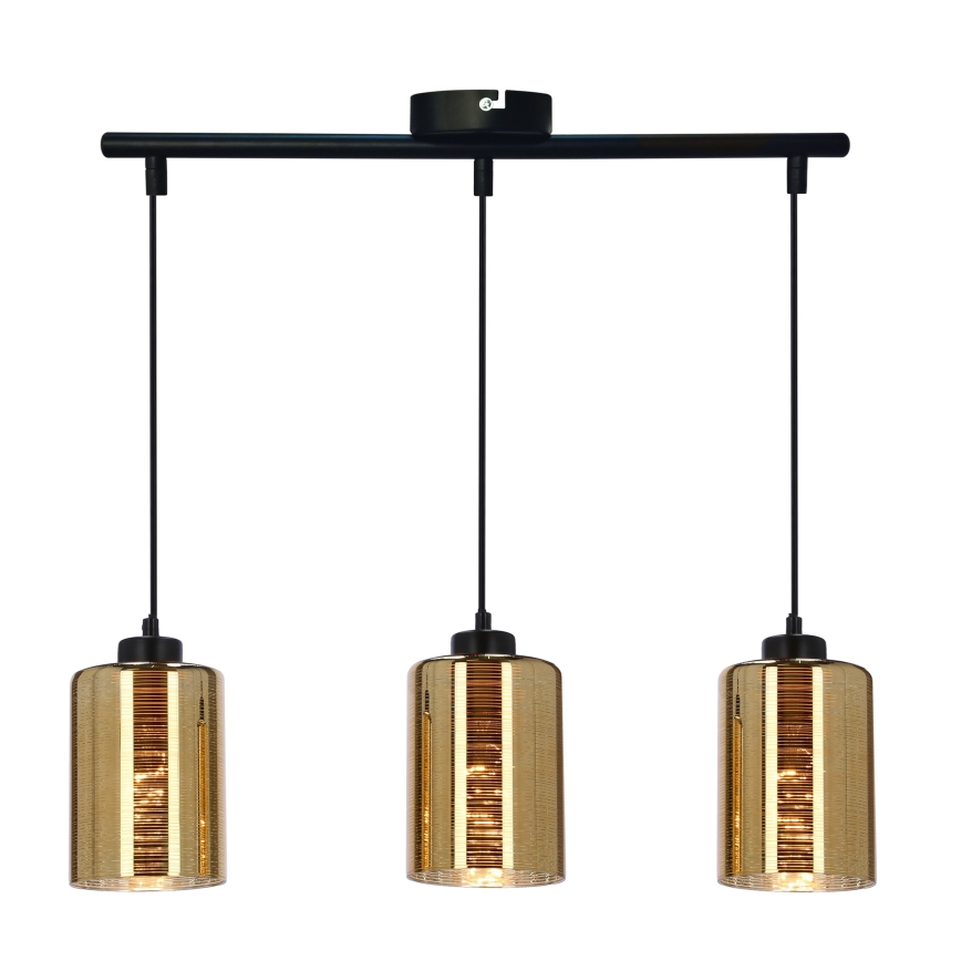 Luster na sajli COX 3xE27/60W/230V zlatni