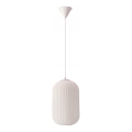 Luster na sajli CRESTO 1xE27/40W/230V bela