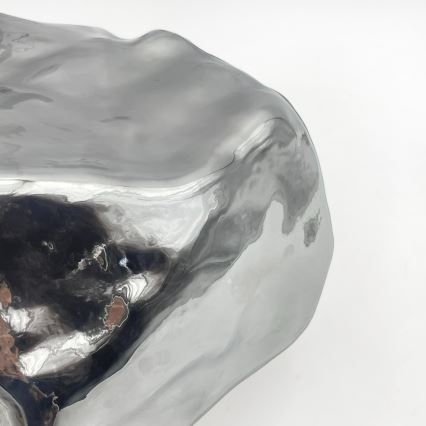 Luster na sajli CRISTAL 1xE14/15W/230V mesing/zadimljeno crna